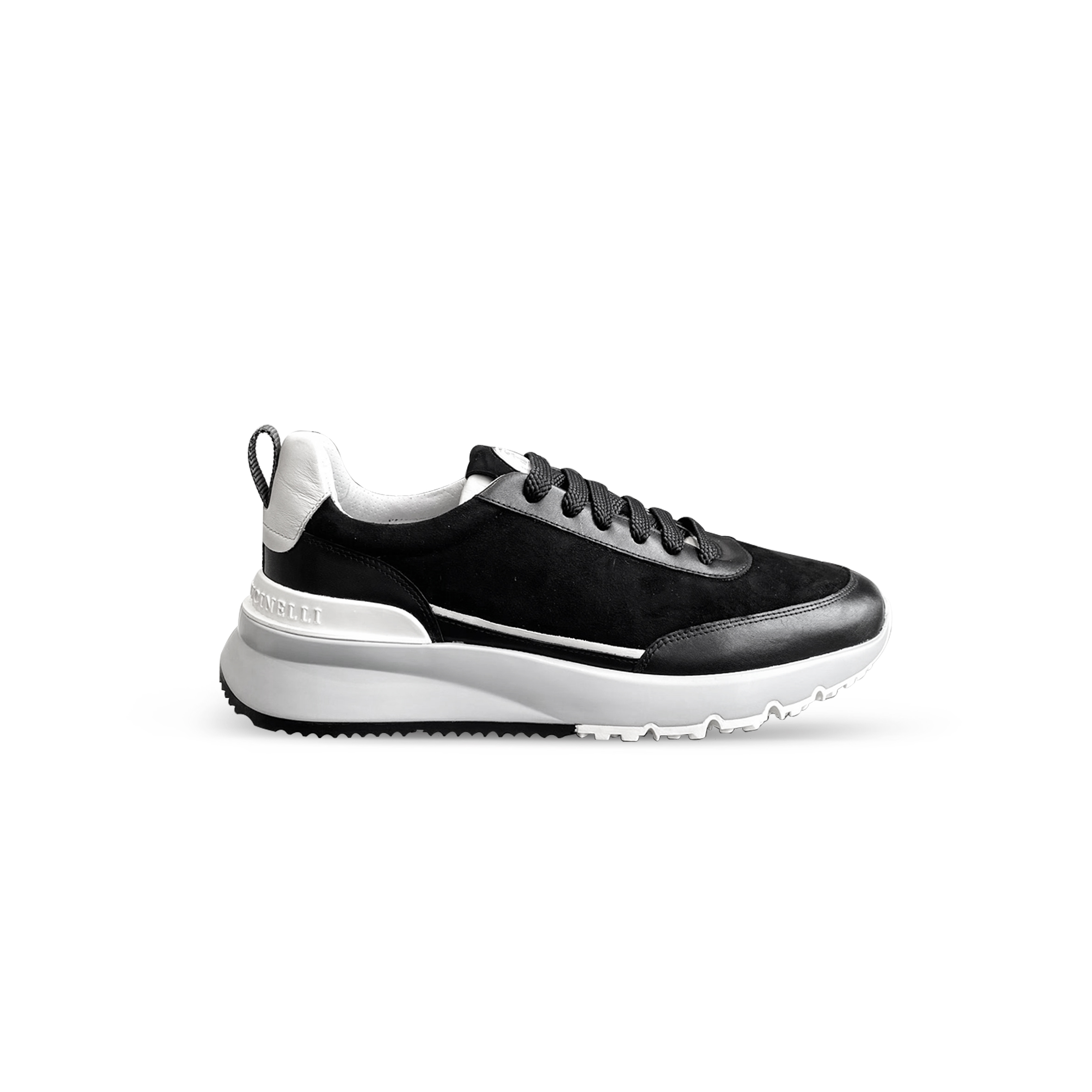 BRUNELLO CUCINELLI WASHED SUEDE AND SEMI-POLISHED CALFSKIN RUNNERS 251MZUSGGO278